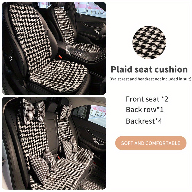 Leermoo Elevate Car's Comfort Plush Car Seat Cushions! - Temu United Kingdom