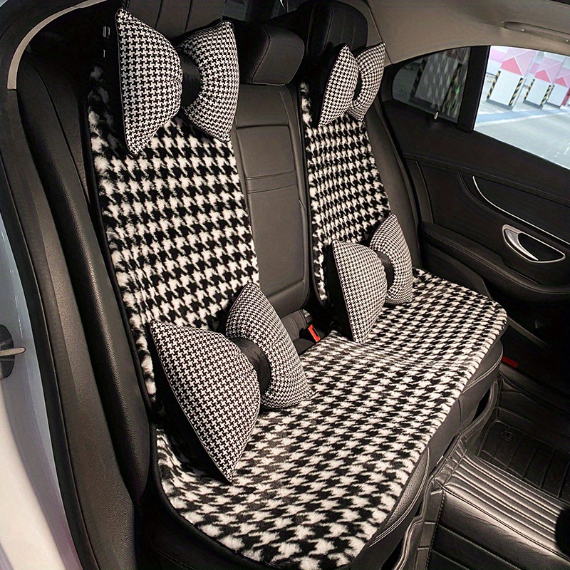 Cojines De Asiento Funda De Asiento De Coche De Felpa Esponjosa