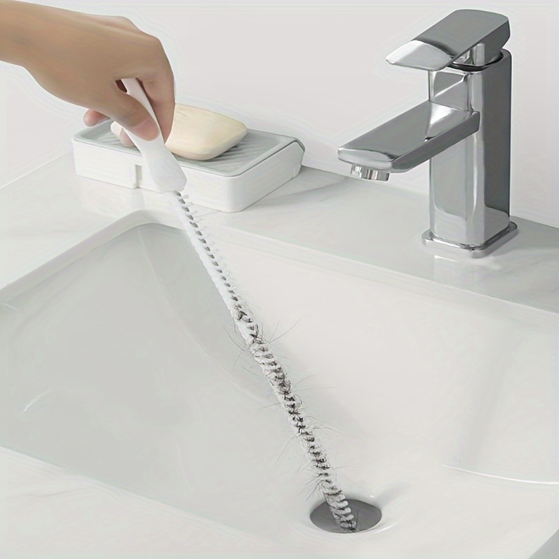 Sink Drain Overflow Cleaning Brush Household Sewer Hair - Temu