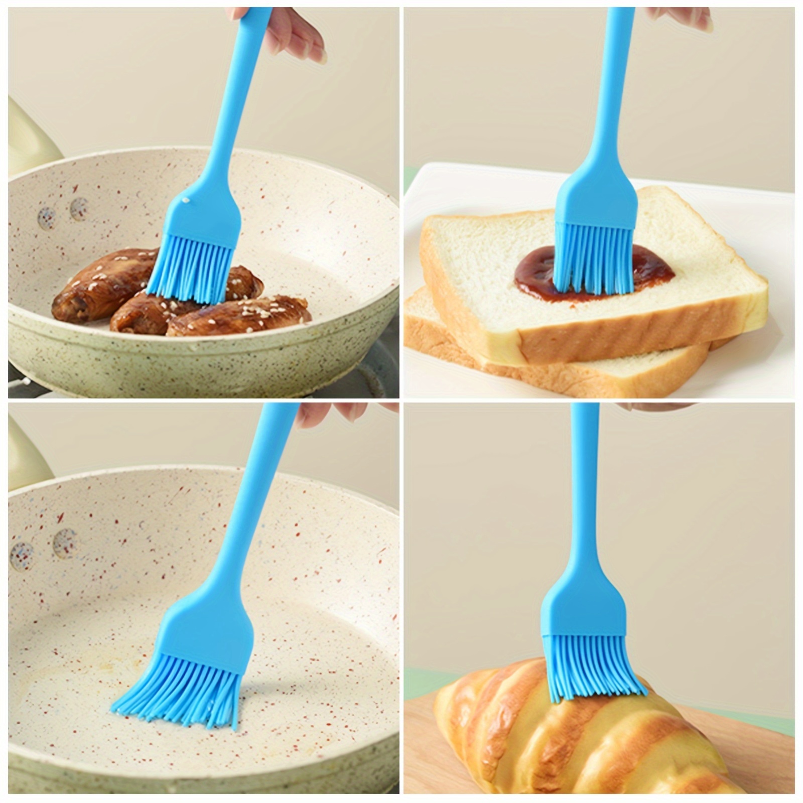 1pc Silicone Basting Brush For Bbq
