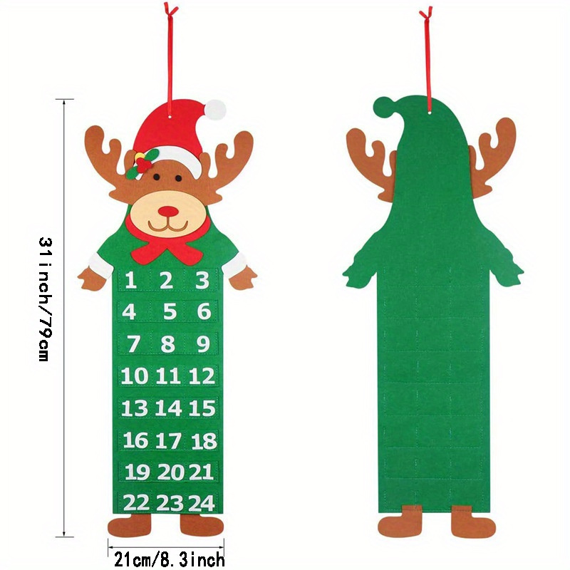Christmas Advent Calendar Countdown Christmas Pendant 24 - Temu