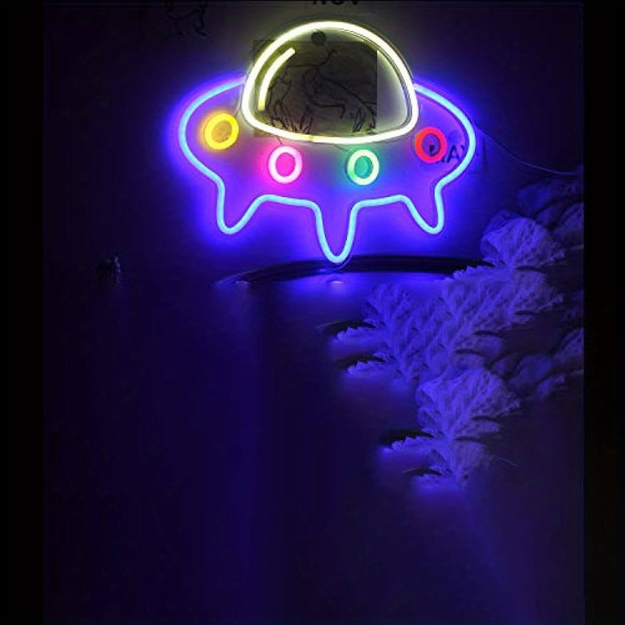 USB LED Neon Alien Neon Sign Wall Decor Cool Light Art Decorations  Accessories
