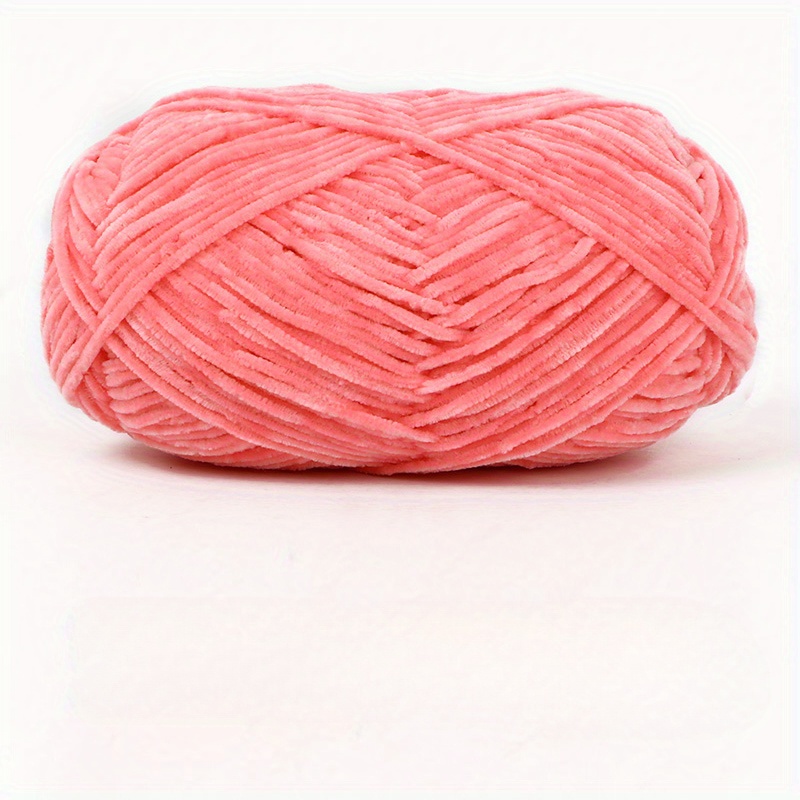 Velvet Yarn For Hand Knitting Chenille Crochet Yarn Soft - Temu