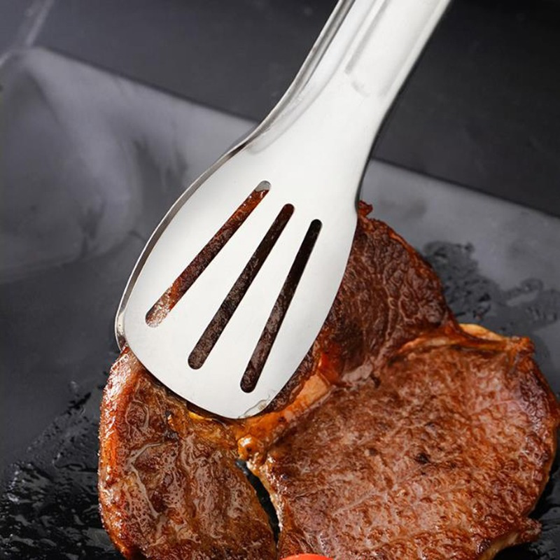 1pc 304 acier inoxydable Steak pinces à nourriture spatule à frire Barbecue  pince à poisson pain pince à viande vidange huile pelle accessoires de  cuisine - Temu France