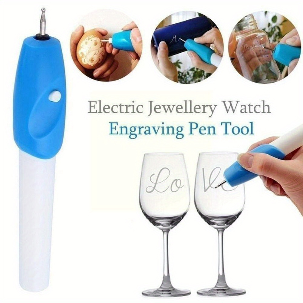 

1pc Electric Mini Engraving Pen Machine Chisel Word Marker Carving Plotter Tool Cutting Leather Glass Corrode Engraver Metal For Jewelry Pendant Engraving