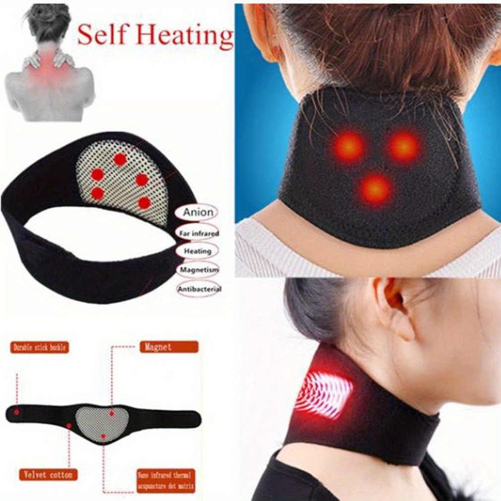 Neck Heating Pad Self Heating Neck Protection Massager Can - Temu