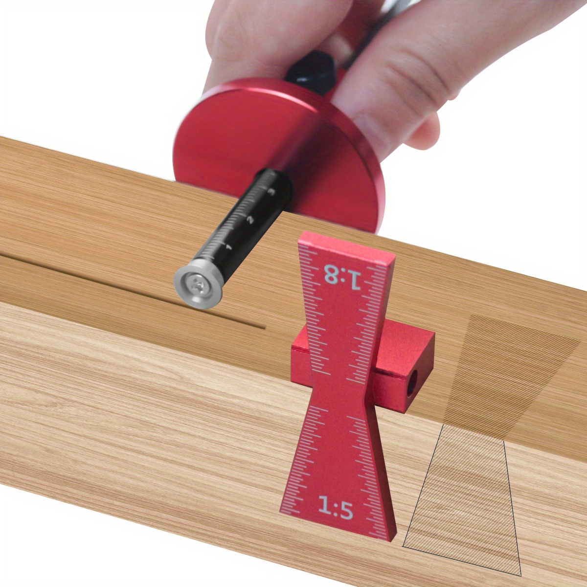 DCT  Wood Marking Gauge Woodworking Marking Knife Dovetail Marker Marking  Tool 