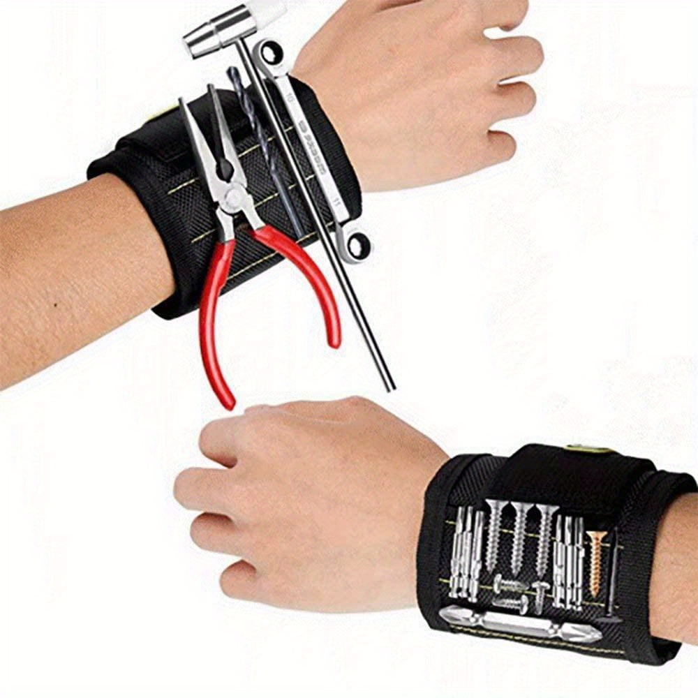 Magnetic Wristband For Holding Screws Nails And Drill Bits - Temu