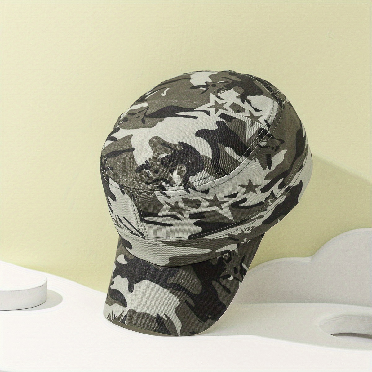 Gorra Militar De Béisbol Para Hombre Cap Táctico De Algodón Moda De Parte  Plana