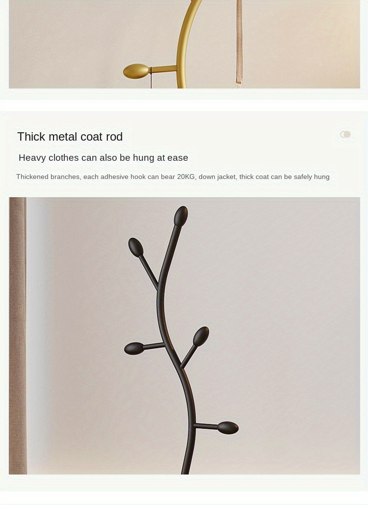 minimalist scandinavian inspired modern coat rack freestanding multi purpose metal clothes stand for living room bedroom details 9