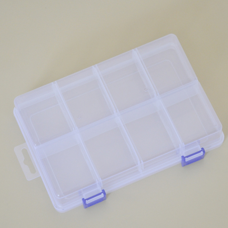 1pc Plastic Jewelry Organizer Box Clear Storage Box Bead Case, Aesthetic  Room Decor, Home Decor Bedroom Decor