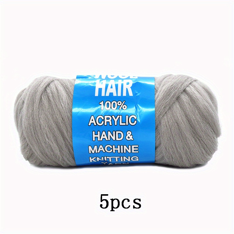 Brazilian Wool Hair Acrylic Yarn 100% Hand Knitting Wool Braiding Hair for  African Crochet Hair Jumbo Braid Free shipping - AliExpress