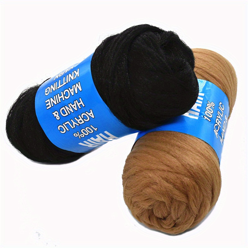 Brazilian Yarn Wool Braiding Hair Acrylic Thread Free - Temu Canada