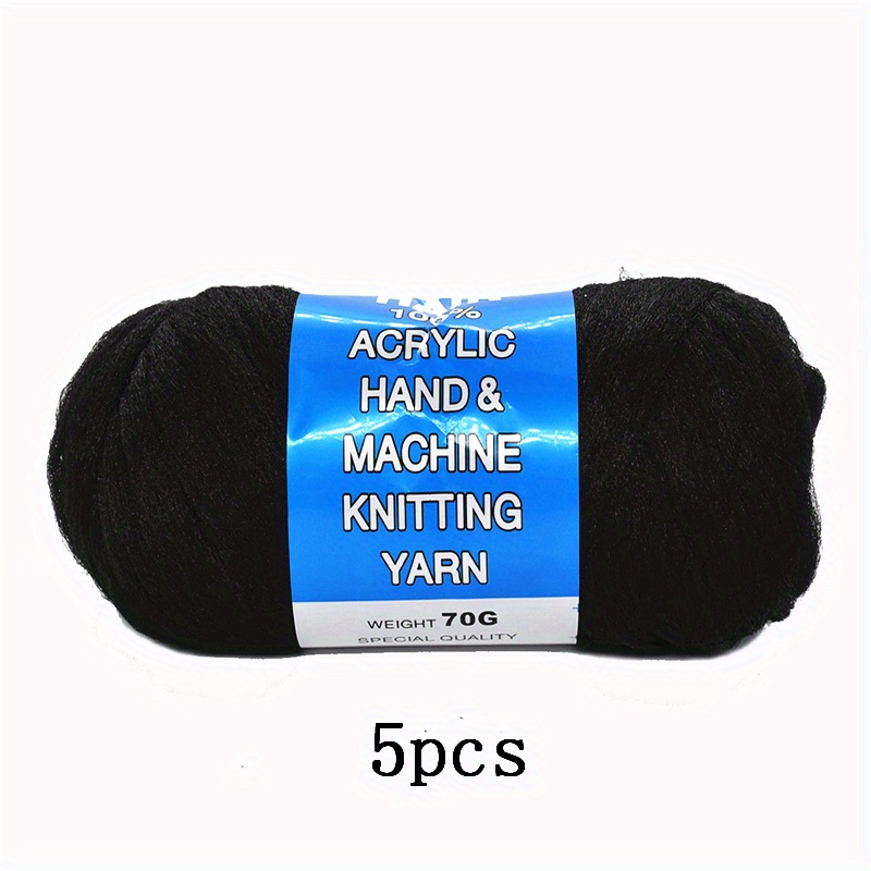 Brazilian 100% Acrylic Hand & Machine Knitting Blended Yarn Scale Hair 70G  African Wool Hair Yarn for Braiding 4 Balls Senegalese Twisting Jumbo