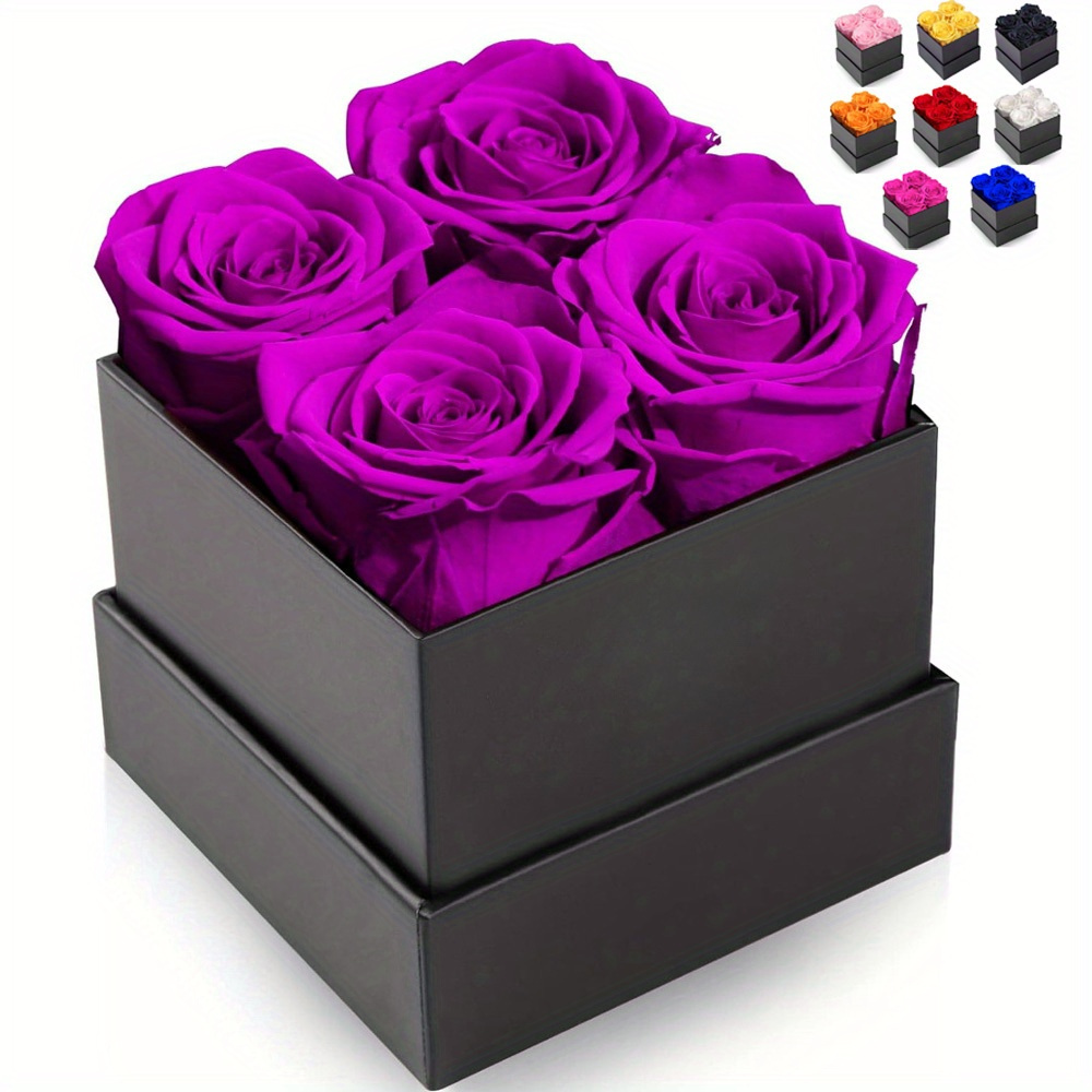 Acheter Cadeaux d'anniversaire pour femme, roses préservées, cadeaux pour  petite amie, vraies roses préservées, cadeaux de Saint-Valentin pour son  anniversaire, cadeaux romantiques pour femme.