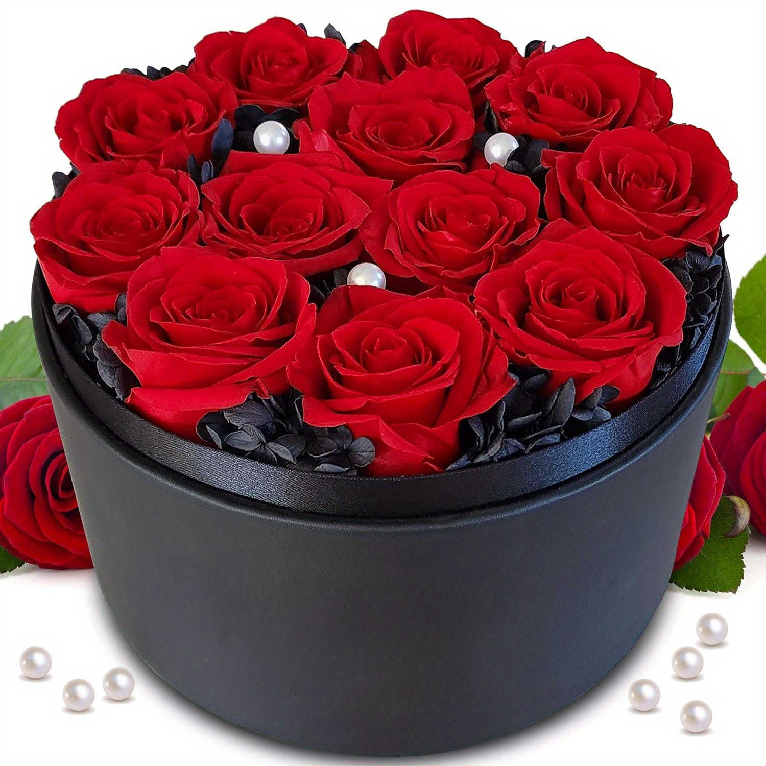Rosa roja preservada con collar I Love You en 100 idiomas, regalos del  día de San Valentín para ella, regalos para mamá, esposa, mujer, hermana