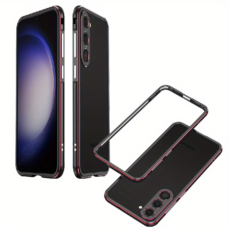 Huawei P20 Pro - Carcasa híbrida de silicona de aleación de aluminio para  Huawei P20 Pro, carcasa híbrida incorporada Gorilla Glass militar a prueba