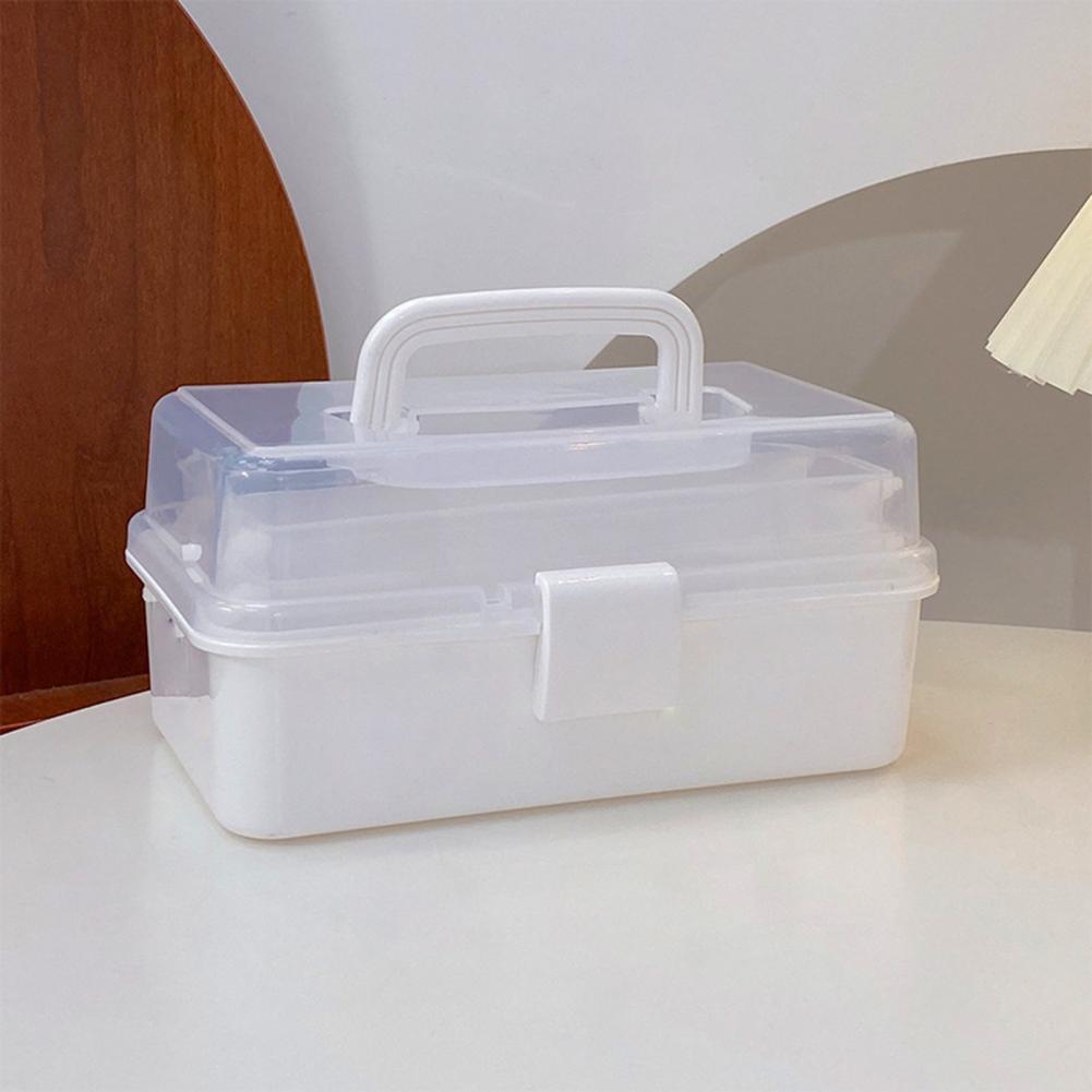 Storage Case With Lid Handle Multi layer Portable Hair - Temu