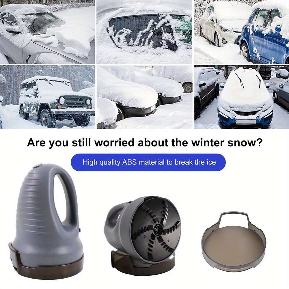 Ice Scraper Car Electric USB Heated Snow Removal Windshield Glass