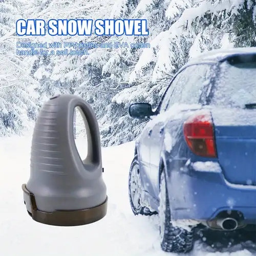 Gant grattoir à glace avec gant de pelle à neige imperméable pour  l'élimination du gel de la voiture hiver