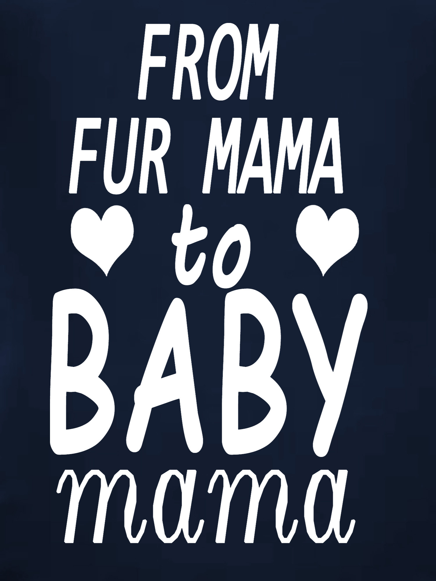 Women's Maternity Fur Mama Baby Mama Print Tee Pregnant - Temu