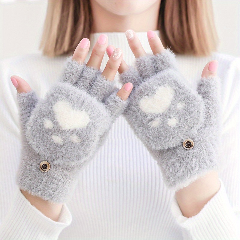 Heart Gloves - Temu