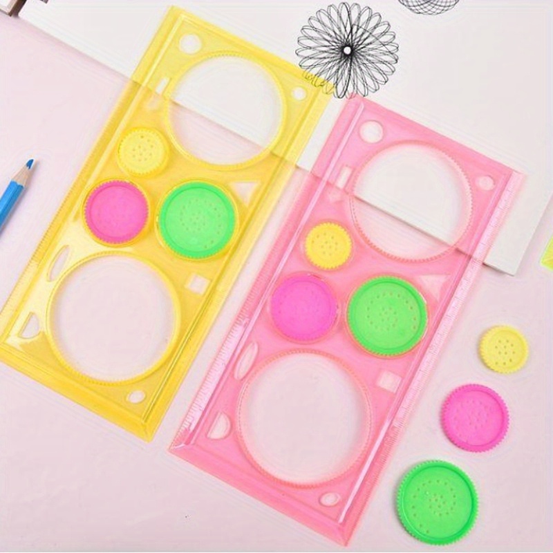 Spirograph Geometric Ruler Drafting Tools for Kids - Kid Loves Toys