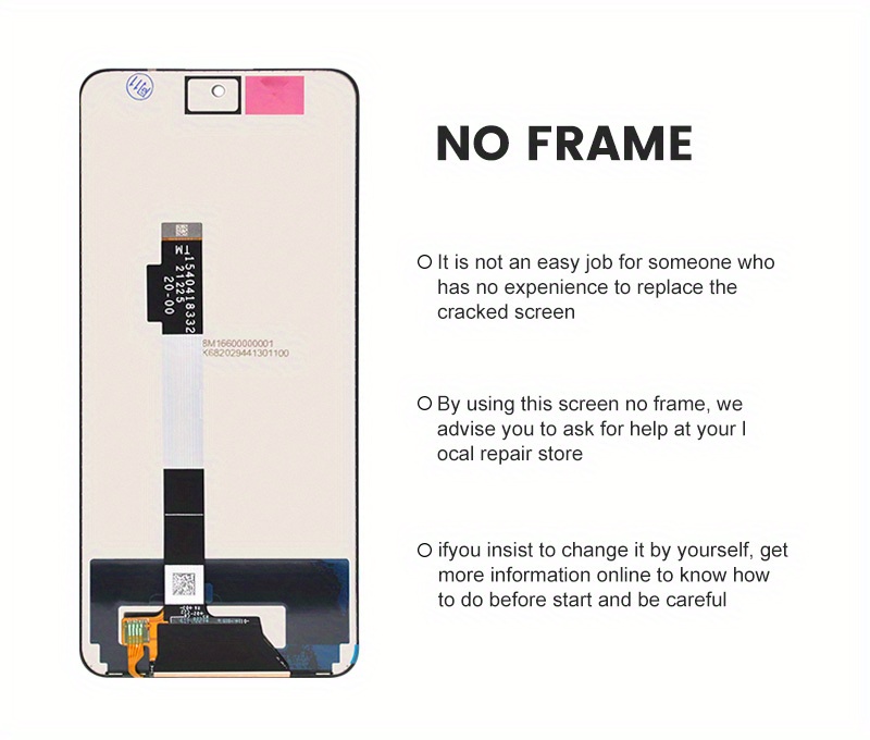 Écran LCD TFT Complet Noir Pour Xiaomi Redmi Note 10 Pro, Neuf