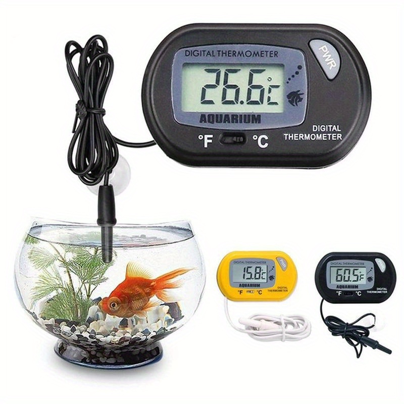Aquarium Aquarium Ornamental Fish Thermometer Suspended - Temu