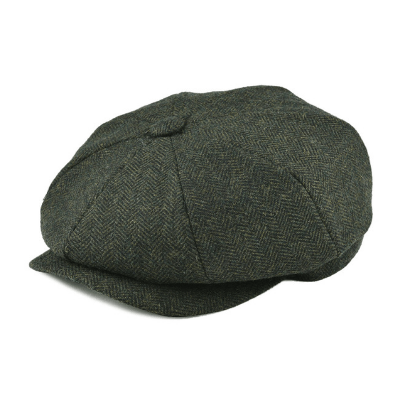 TEMU Men's Tweed Newsboy   (autumn/winter), Durable And Stylish, Adjustable Fit