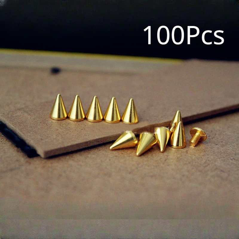 Cone Studs And Spikes For Clothes Diy Craft Cool Punk - Temu