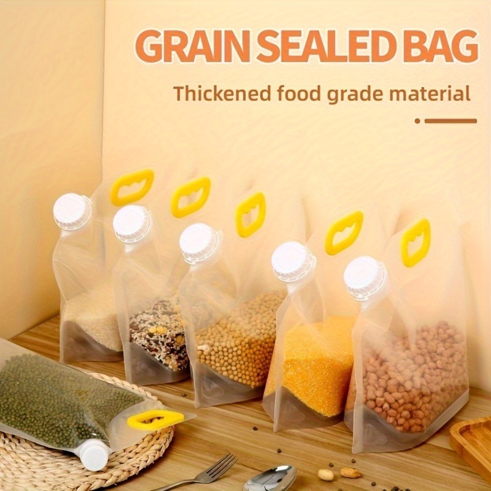 Large Capacity Food Fresh-keeping Storage Bags With Lids
