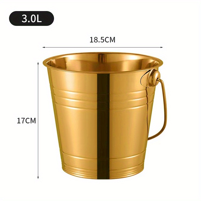 1 Ice Bucket, Silicone Ice Bucket And Ic Cube Tray, Large Ice Bucket With  Lid, For Bar, Pub, Club, Restaurant And Home Use, Drinkware Accessories -  Temu United Arab Emirates