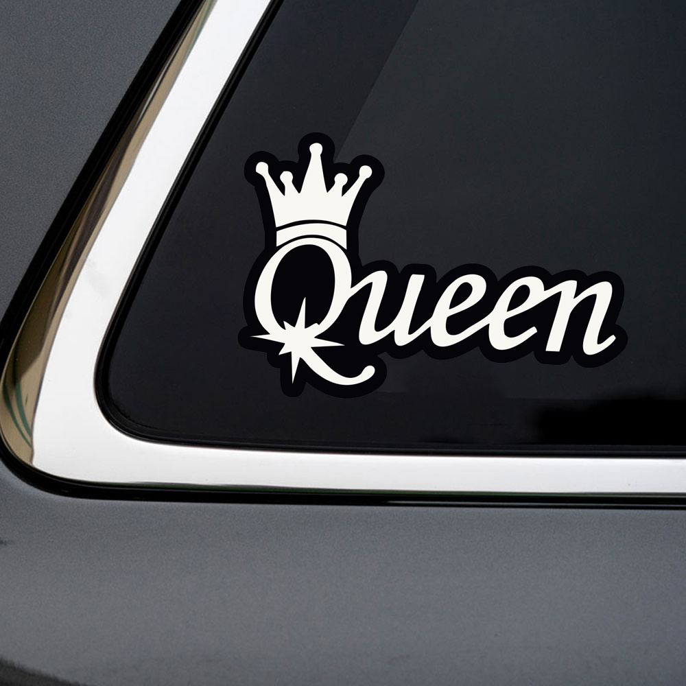 Queen Crown Autocollant Voiture Autocollant Carrosserie - Temu Belgium