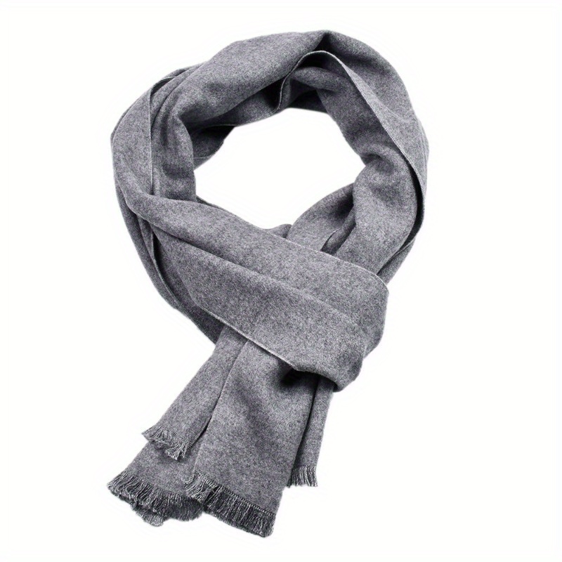 Cashmere Blend Woven Double Faced Scarf