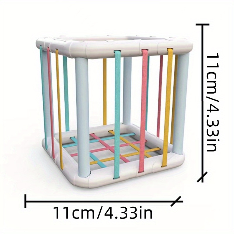 Rainbow Push & Pull Toy Shape Grasp Training Educational Toy