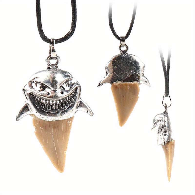 Shark tooth deals necklace womens