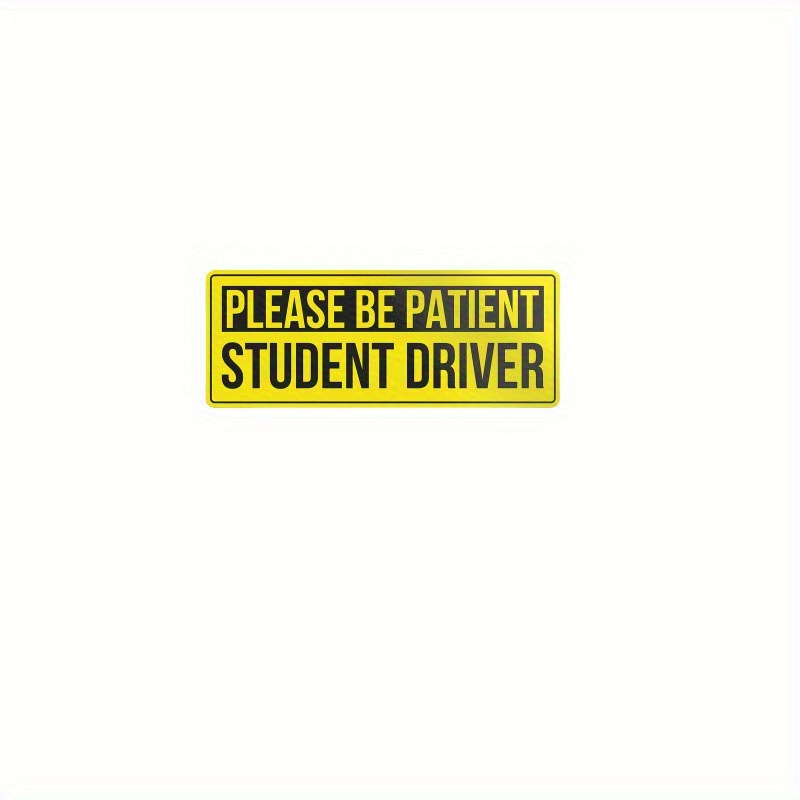 Nervous Driver Please Be Patient Meme Icon Stickers Decal 