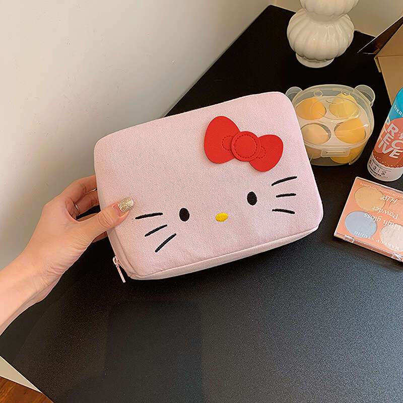 Hello Kitty – sacs à cosmétiques Sanrio, boîte de rangement