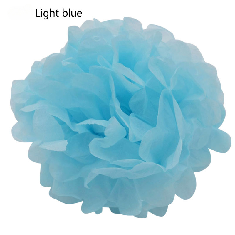 5PCS Handmade 6''(15CM) Tissue Paper Pom Poms Paper Flower Ball