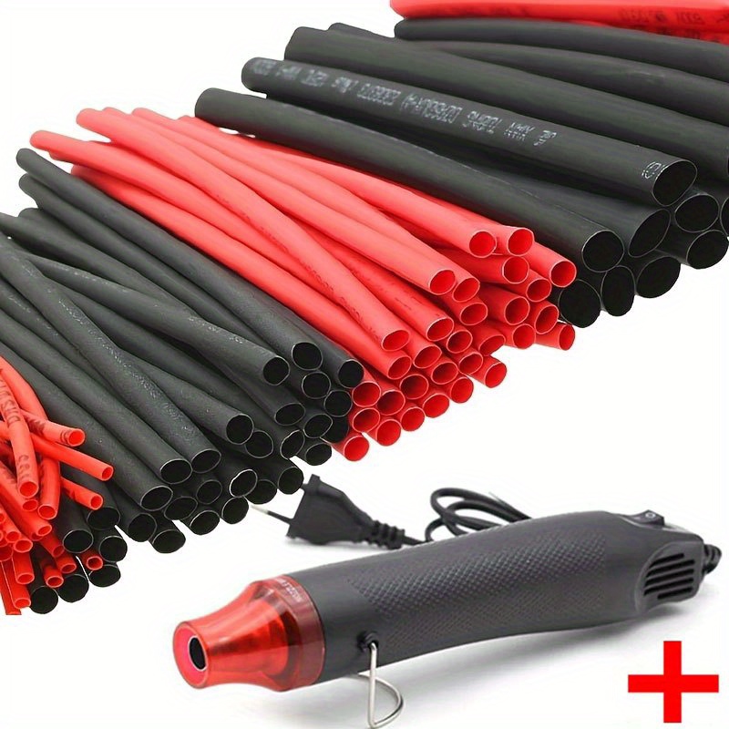 530/580/800pcs Heat Shrink Tubing 2:1 Kit + Mini Heat Gun ,300W Heat Gun  for Shrink Tubing Wrapping Wire Cable Connectors - AliExpress