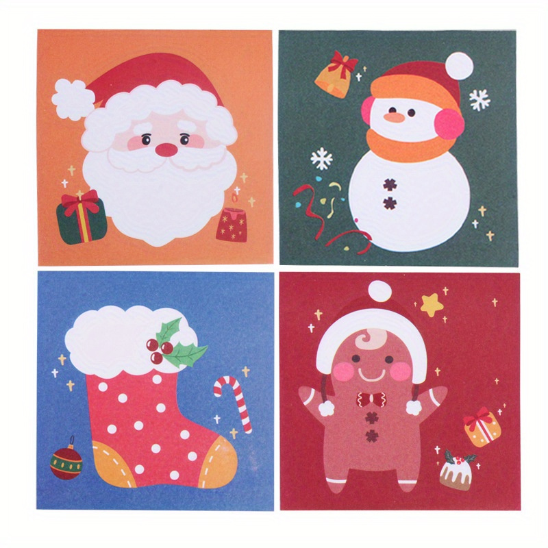 5 sets 250 sheets cute christmas sticky note pads notepads journal school stationery office student supplies 50sheets pc navidad christmas decorations party favors weird stuff school supplies back to school notebook