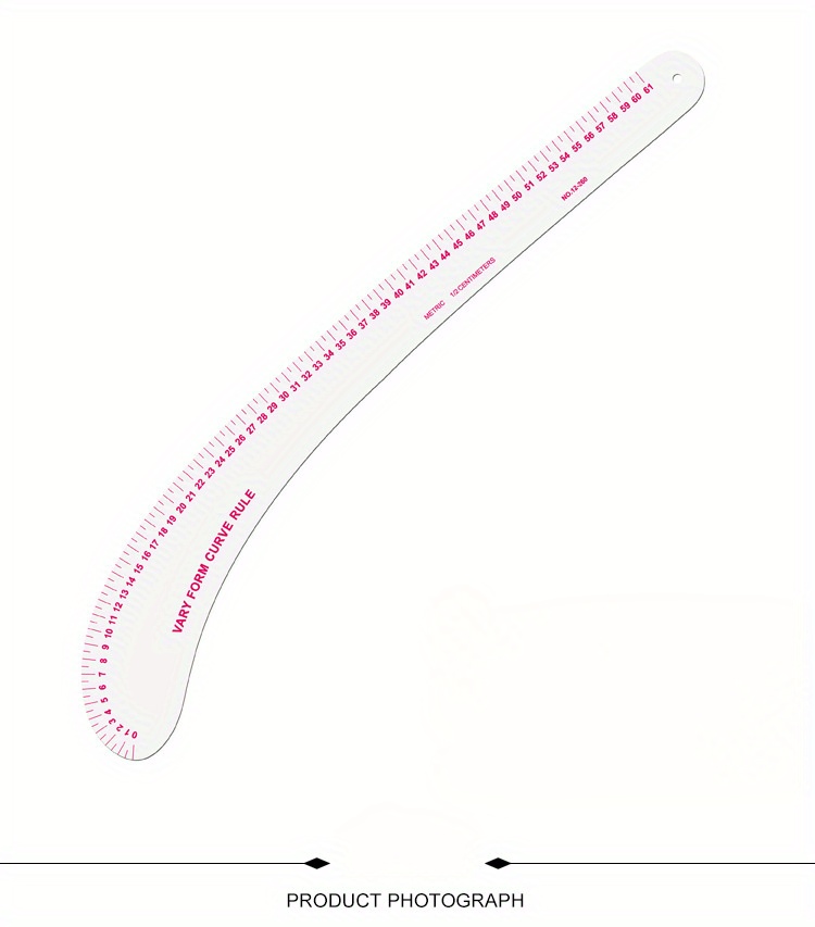 Cm Scale Large Knife Ruler Curve Large Curved Ruler Arc Ruler Clothing