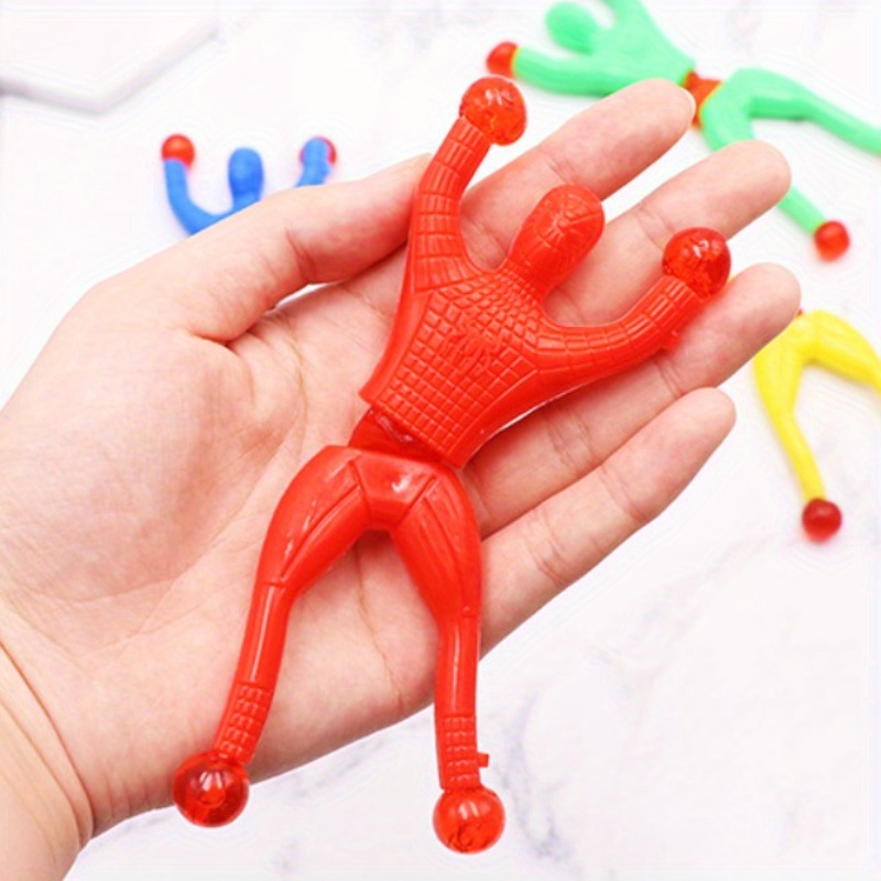 30PCS Stick Man Toy Novelty Fidget Toy Sticky Wall Crawler Toy Sticky Man  Toy