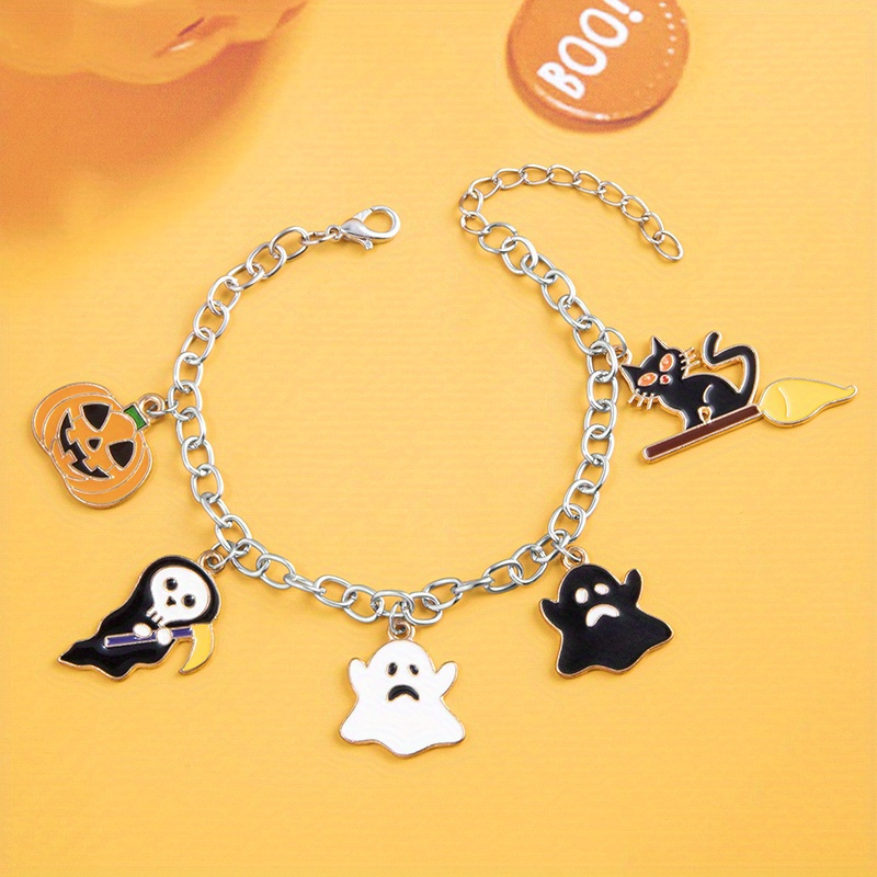 Spooky Boo Wrap Wish Bracelet