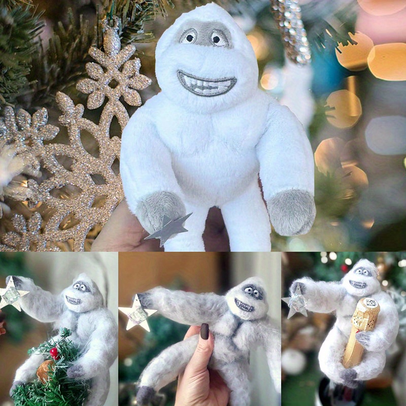 Christmas Tree Topper Abominable Snowman Xmas Chimpanzees Ornament