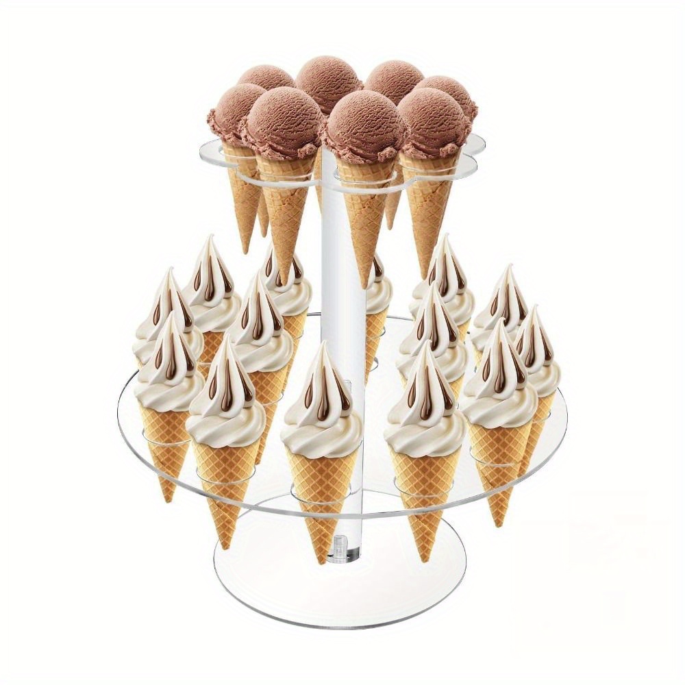 Ice cream cone discount rack