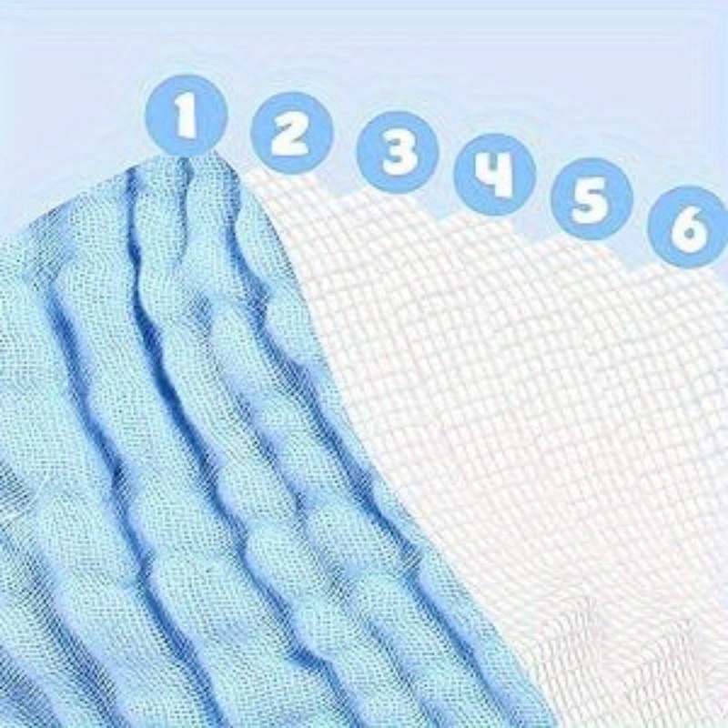 5pcs soft cotton   washcloths absorbent waterproof face towels for     bathing burping     bath towel details 0