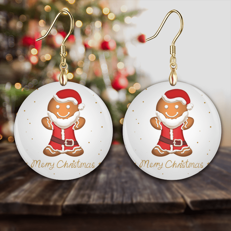 12 Paia Orecchini Natalizi In Acrilico Per Donne - Forma Albero, Renna, Babbo Natale, Fiocco Di Neve - Gioielli Pendenti A Tema Festa, Ideali Per Bomboniere