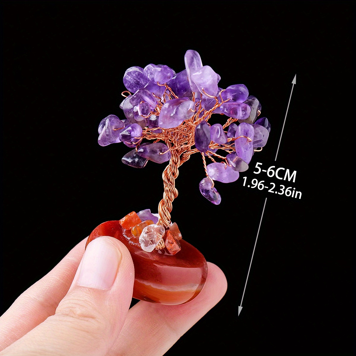  Carnelian Chakra Tree of Life - Crystal Tree for